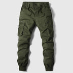 Men's Cargo Jogger Pants – Multi-Pocket Drawstring Cuffed Utility Trousers