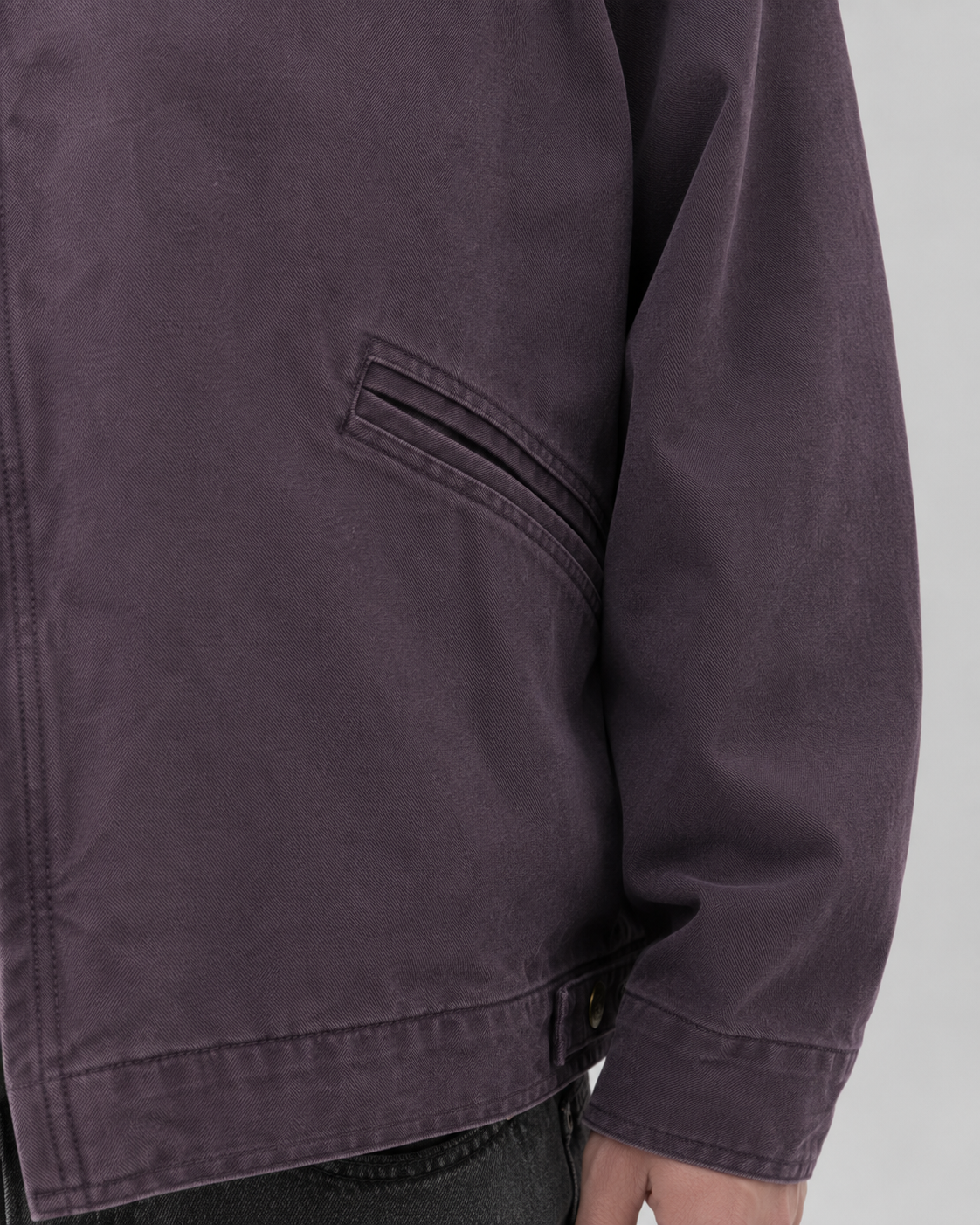 Men's Canvas Field Jacket – Corduroy Collar Workwear Coat