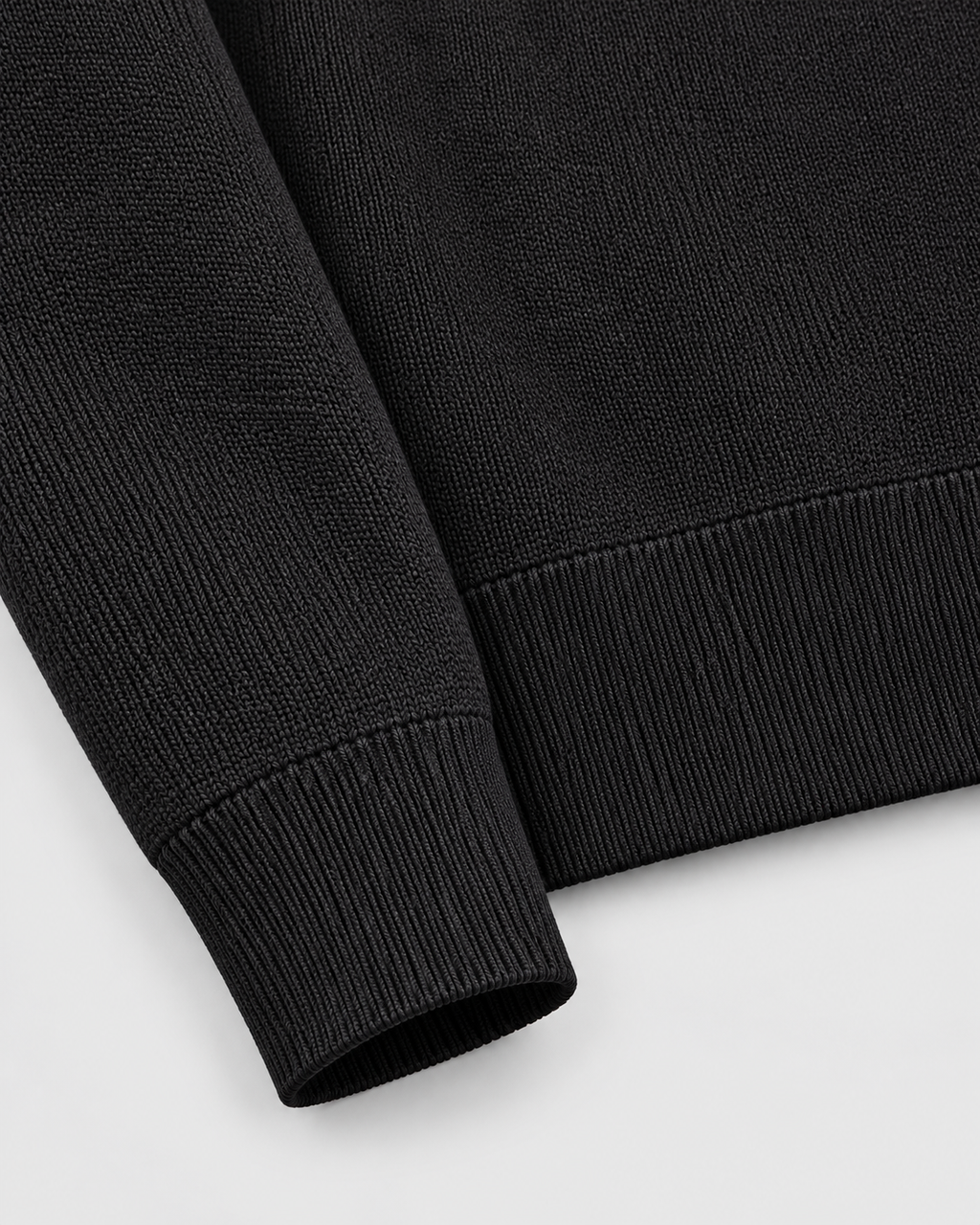 Men's Johnny Collar Knit Polo Sweater – Ribbed Long Sleeve Pullover