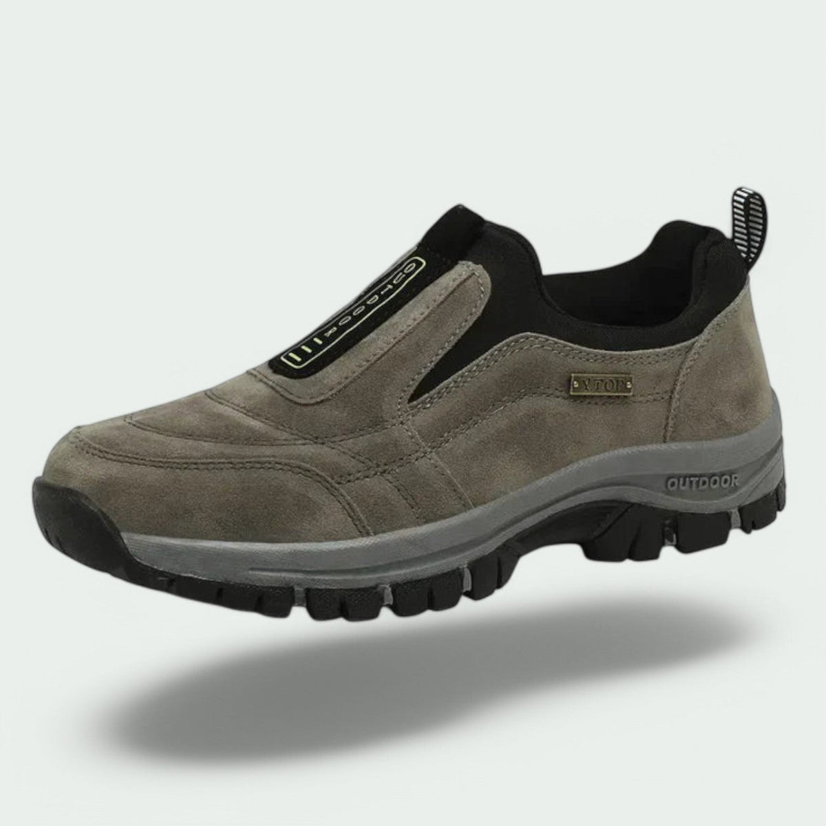 Men's Slip-On Walking Sneakers – Wide Toe Box Comfort Shoes with Cushioned Footbed