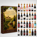 Vivian | Wine Lover Christmas Advent Calendar 2026 with 24 Wine Bottle Designs